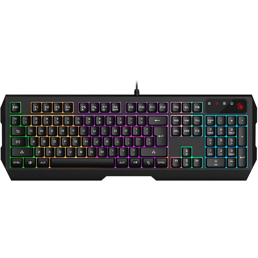 Клавиатура A4Tech Bloody B135N черный USB Multimedia for gamer LED (B135N)