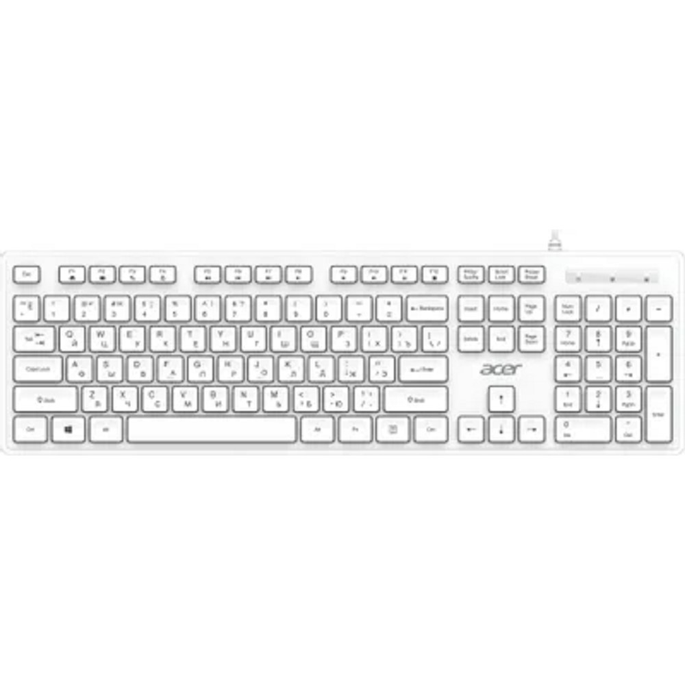 Acer OKW503 [ZL.KBD11.00Q] белый USB Multimedia (ZL.KBD11.00Q) каб.:1.8м