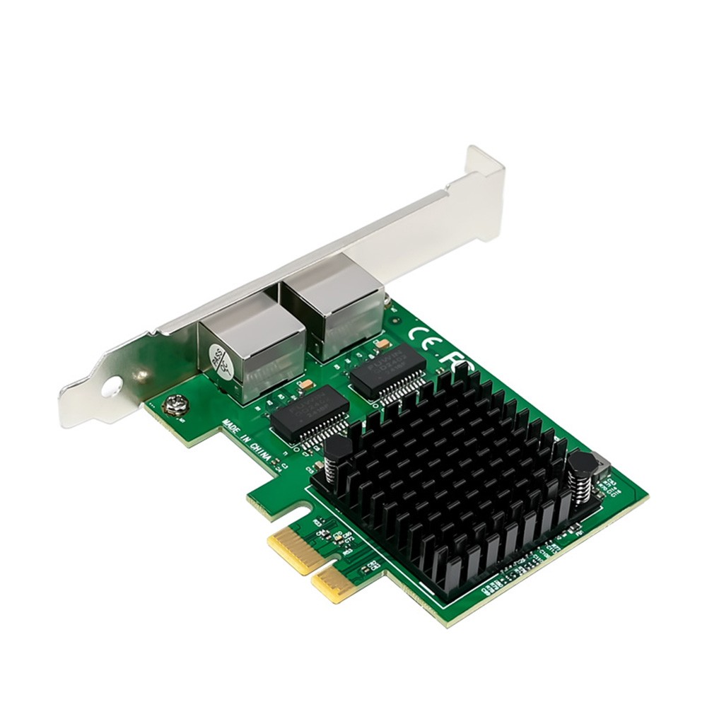 ORIENT XWT-INT226L2PE, Сетевая карта PCI-Ex1 v3.1 2xRJ45 2.5GbE NIC, Intel I226-V chipset, 2.5/1 Гбит/с, 2 планки крепления (33474)