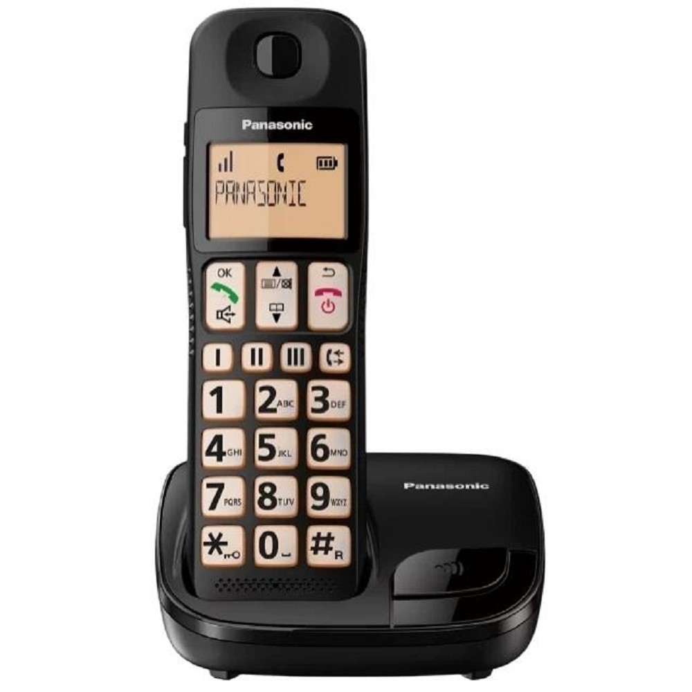 Panasonic KX-TGE110 (UCB) Черный Радиотелефон 