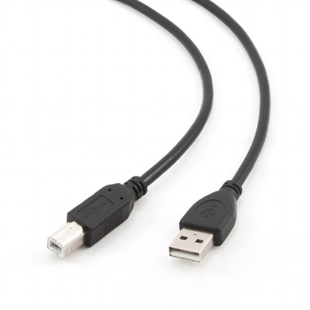 Bion Кабель интерфейсный USB 2.0 AM/BM, 3 м, черный [BXP-CCP-USB2-AMBM-030]