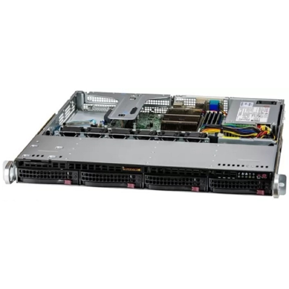 Сервер в сборе / SYS-510T-M (bundle1) / SYS-510T-M (bundle1): 1U / 1x Xeon E-2388G / 1x DDR4 32GB 1.2V 3200 / 1x SSD 240GB SATA, 2.5"/ 1x 350W Power