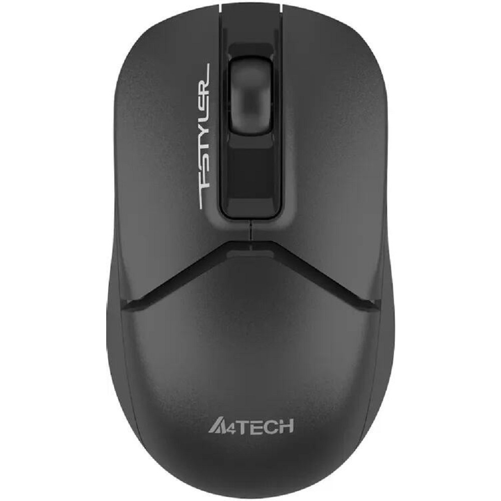 Мышь A4Tech Fstyler FG12S черный оптическая (1200dpi) silent беспроводная USB (3but)