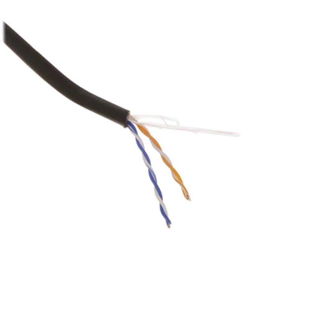 SkyNet Light UTP outdoor 2x2x0.46, медный, FLUKE TEST, кат.5e, однож., 305м, box, черный [CSL-UTP-2-CU-OUT]