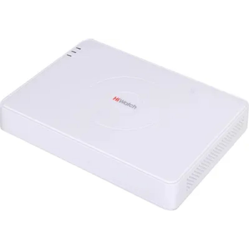 HiWatch DS-N208P(C) IP-видеорегистратор 8-ми канальный c 8-ю PoE интерфейсами Видеовход: 8 IP 4Мп; Аудиовход: 1 канал RCA; Видеовыход: 1 VGA и 1 HDMI до 1080Р; Аудиовыход; 