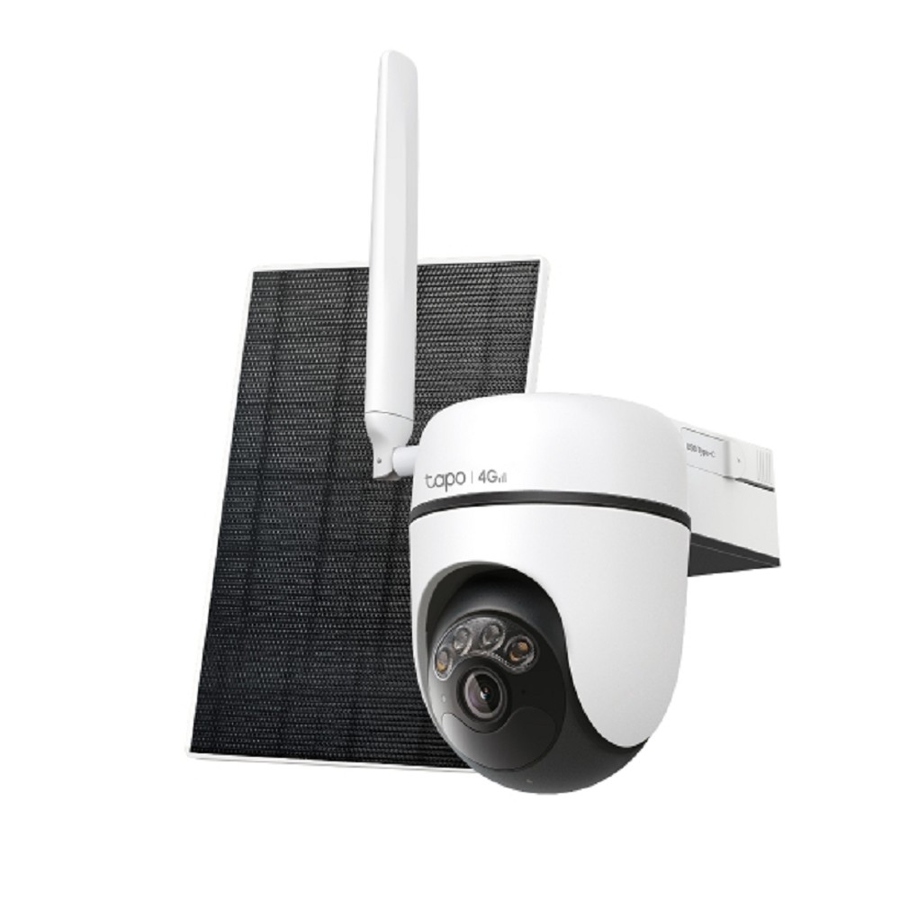 TP-Link Tapo C615G KIT Комплект умной наружной поворотно-наклонной 4G-камеры с ИИ и солнечной панели