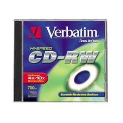 Verbatim  Диск CD-RW  700Mb 10x Cake Box DataLife+ (10 шт) (43480)