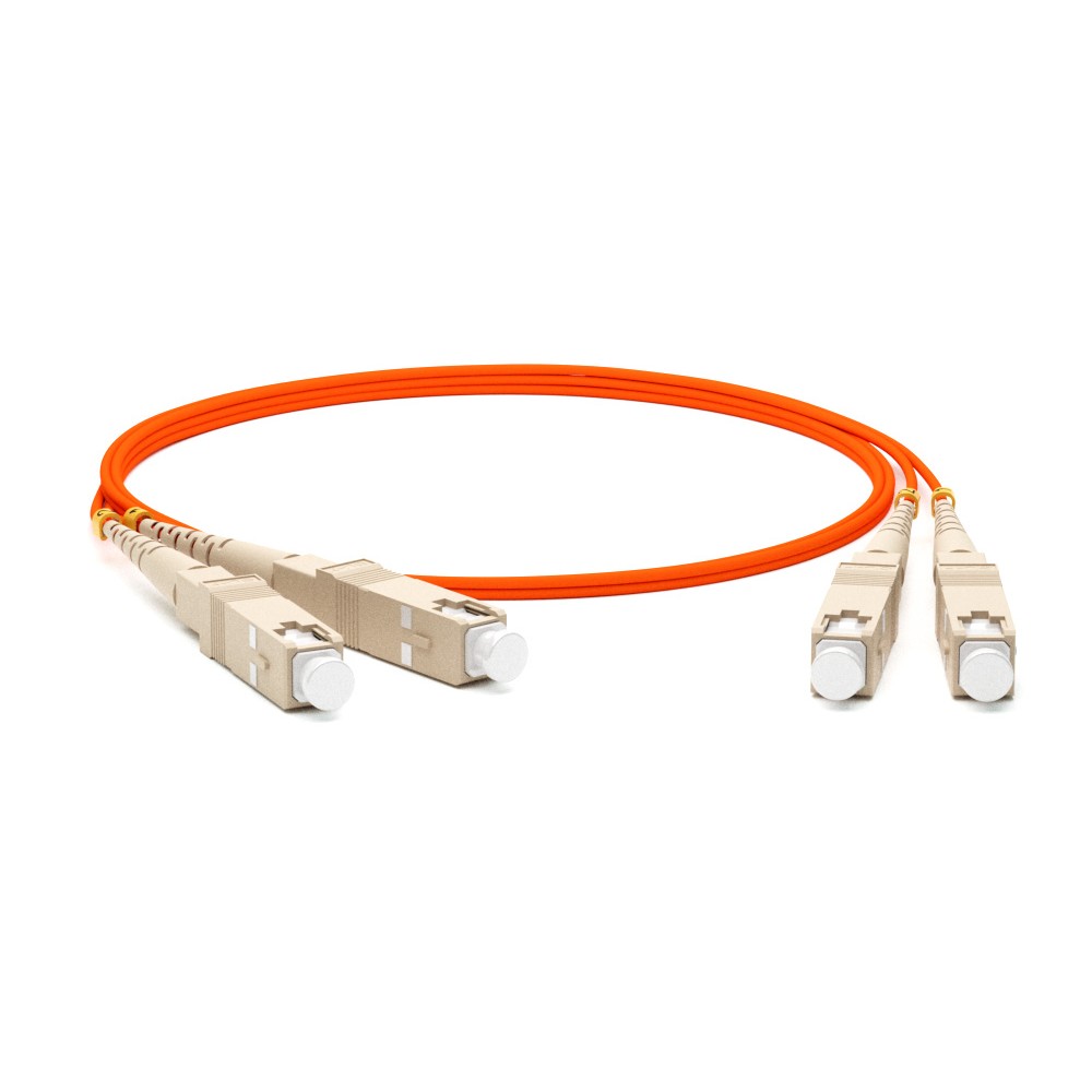 Hyperline FC-D2-62-SC/­PR-SC/­PR-H-10M-LSZH-ORv Патч-корд волоконно-оптический (шнур) MM 62.5/­125, SC-SC, 2.0 мм, duplex, LSZH, 10 м