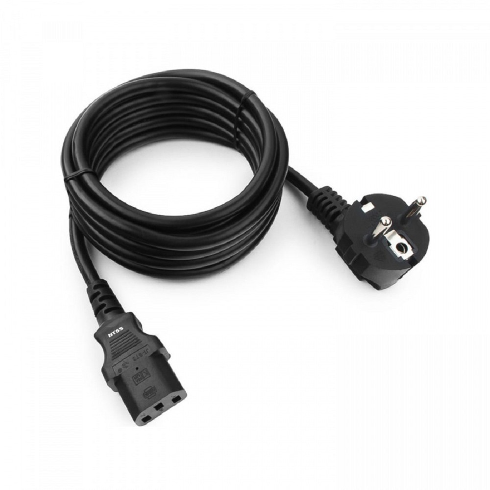 NTSS Шнур питания NTSS для БРП IEC 60320 C13 –   Schuko, 3x1.0, 3 м, ГОСТ NTSS-PC13773