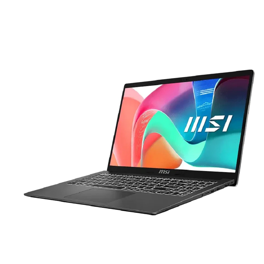 MSI Modern 15 F1MG-1071XRU [9S7-15S111-1071] Grey 15.6" {FHD Core 7 150U/16Gb/SSD512Gb/DOS}