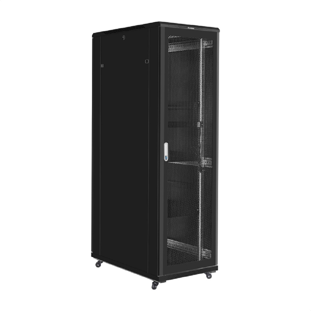 Exegate EX300279RUS Шкаф телекоммуникационный 19" напольный 42U ExeGate EC-FS-42U.600.1000.V.V.BLACK (19”, 42U, 600x1000x2054mm (ШхГхВ), передняя и задняя двери перфорированные, съемные боковые панели