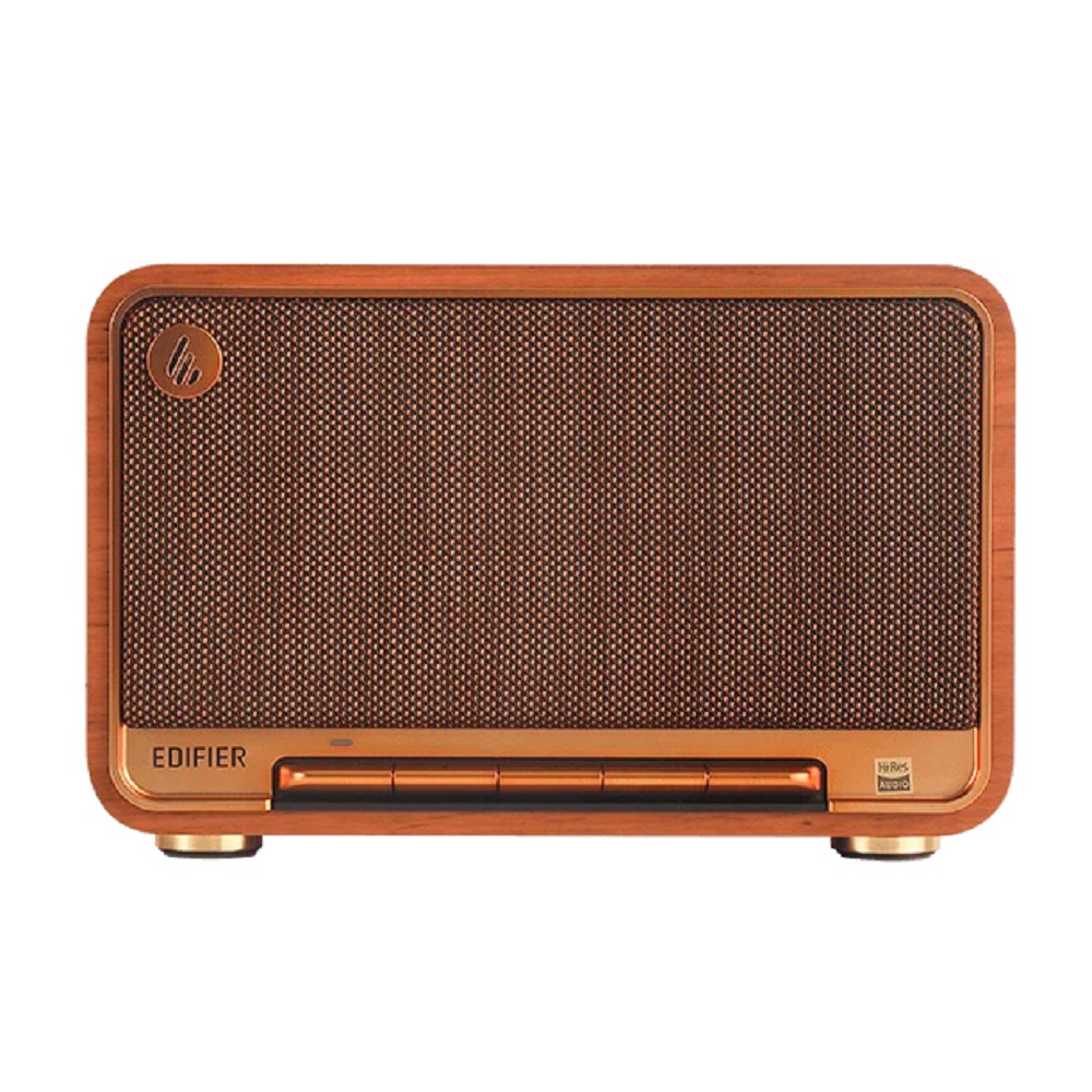 Edifier D32 Brown {60 Вт; 52 Гц – 40 кГц; 85 dB; Bluetooth v5.4; AirPlay; Размеры: (Ш * В * Г): 252 * 164 * 180,5 мм; 3,04 кг}