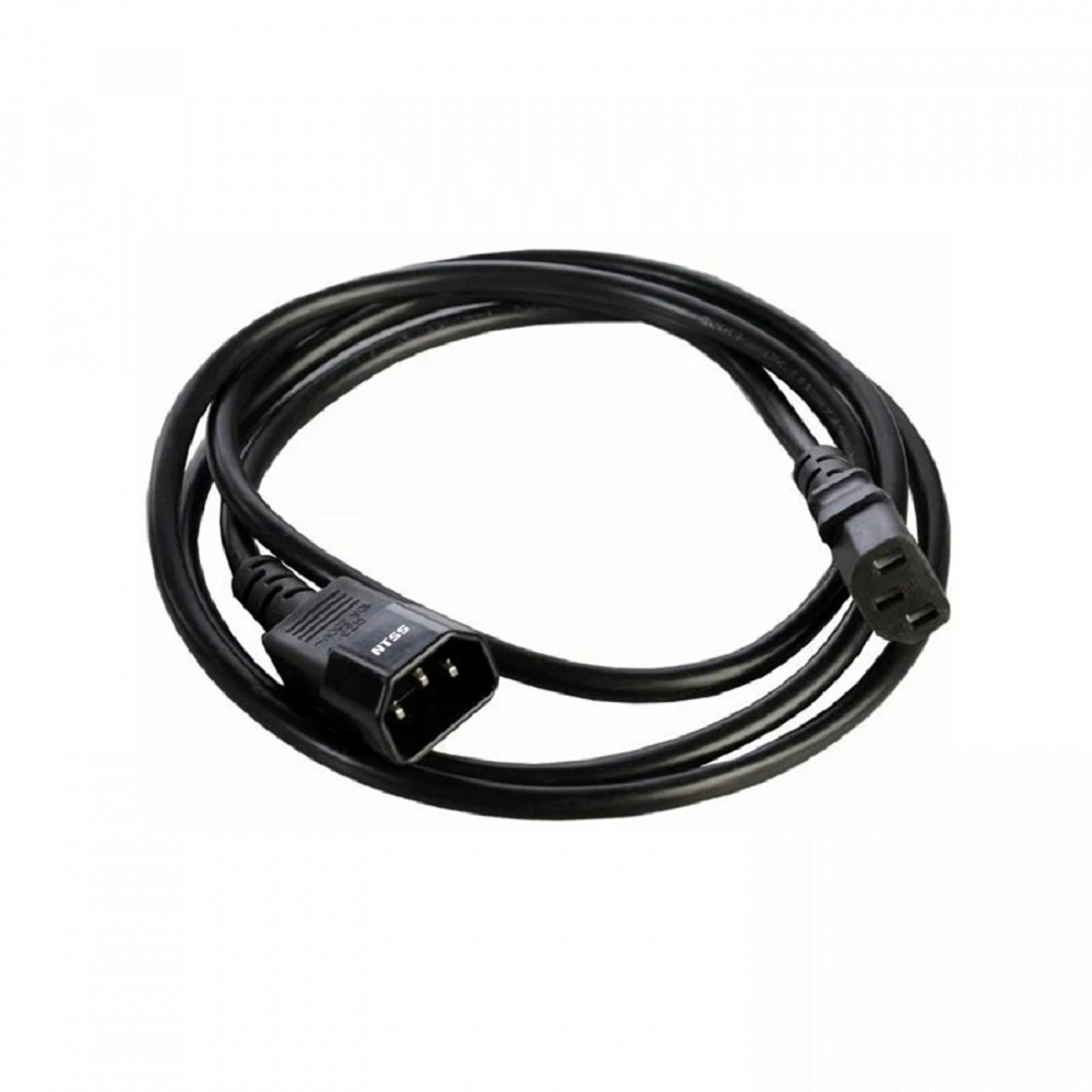 NTSS Шнур питания NTSS для БРП IEC 60320 C13 –  IEC 60320 C14, 3х1.0, 1 м, ГОСТ NTSS-PC13143