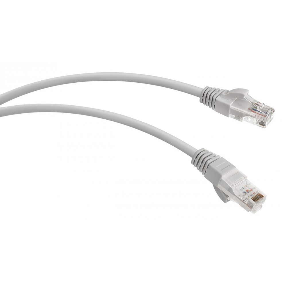 WRline Патч-корд U/UTP, категория 5е, 2xRJ45, неэкранированный, серый, LSZH, 0.3м
