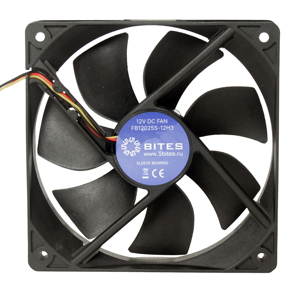 5bites Вентилятор FB12025S-12H3 120X25 / SLEEVE / 1800RPM / 3P