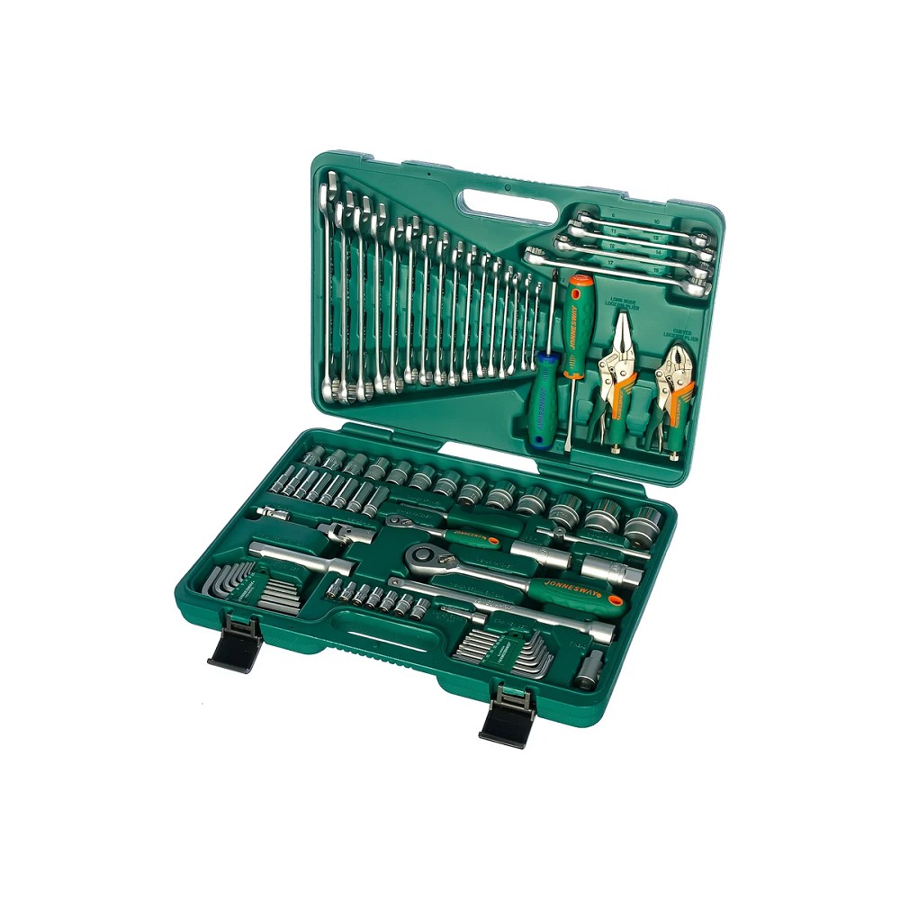 JONNESWAY S04H52478S Набор инструмента универсальный 1/4", 1/2"DR, 78 предметов