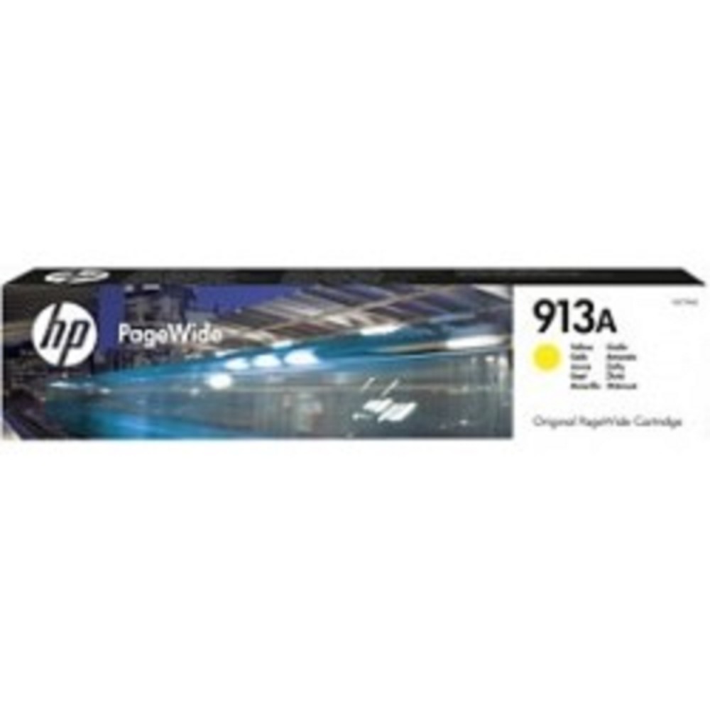 HP F6T79AE Картридж №913A, Yellow {Pagewide 352/377/452/477 &amp; P55250/MFP P57750 (3000стр.)}