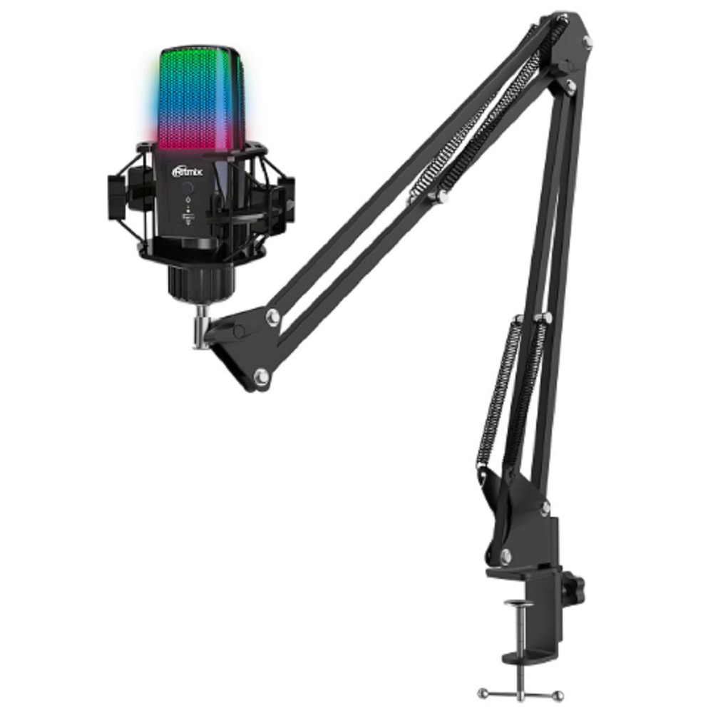 RITMIX RDM-270 Black {подключение XLR- jack3,5 мм; размеры микрофона: 5 * 15,5 * 3,8 см}