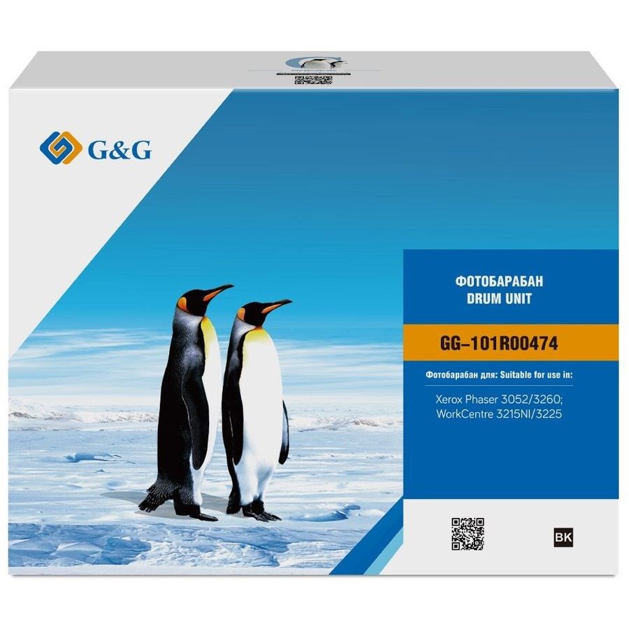 Блок фотобарабана G&amp;G GG-101R00474 ч/б:10000стр. для PH 3052/3260 WC 3215/3225 Xerox