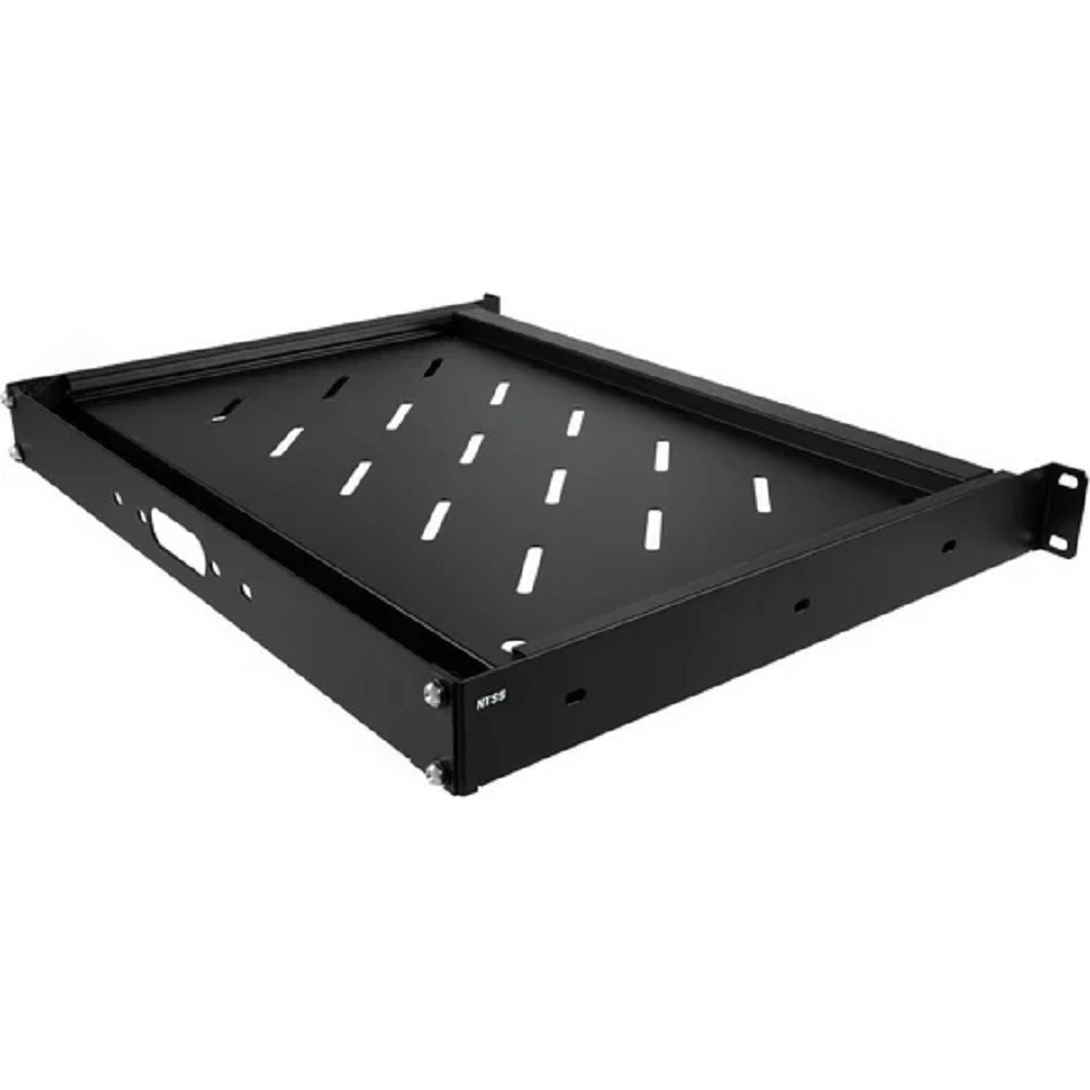 NTSS Полка выдвижная, для документов с ключом, 19", 360 мм, 3U, черный RAL 9005 NTSS-MSKB-3U-D-BL