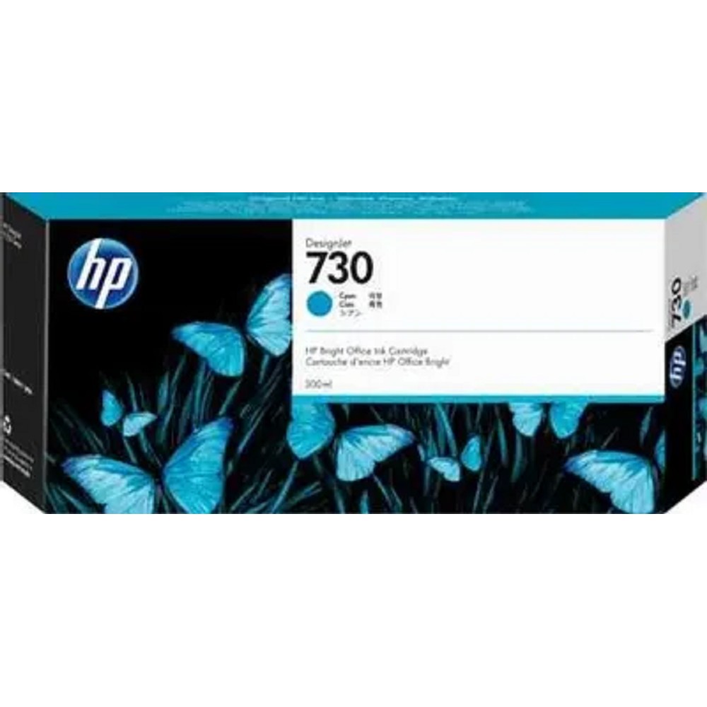 HP 730 P2V68A Картридж HP голубой   {HP DesignJet T1700, (300 мл)}