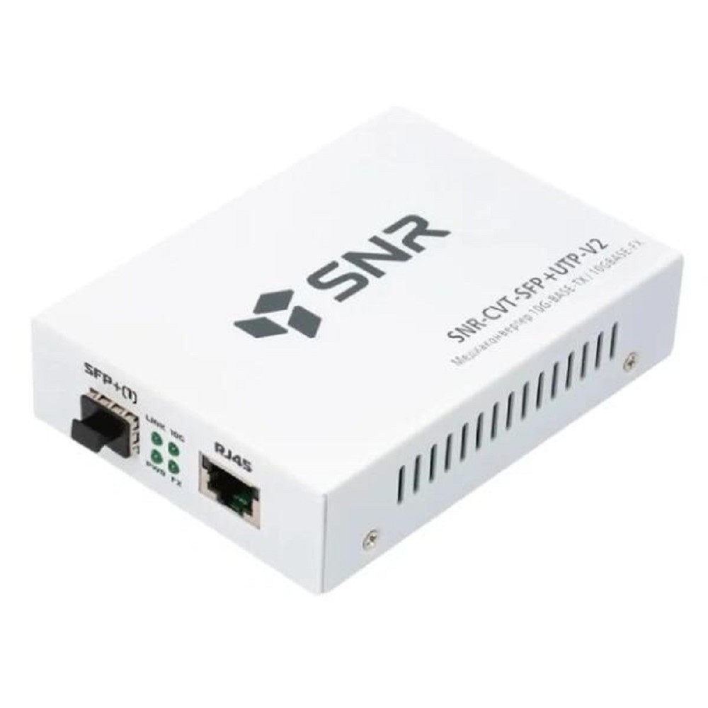 SNR SNR-CVT-SFP+UTP-V2 Медиаконвертер 10Gb SFP+ / UTP