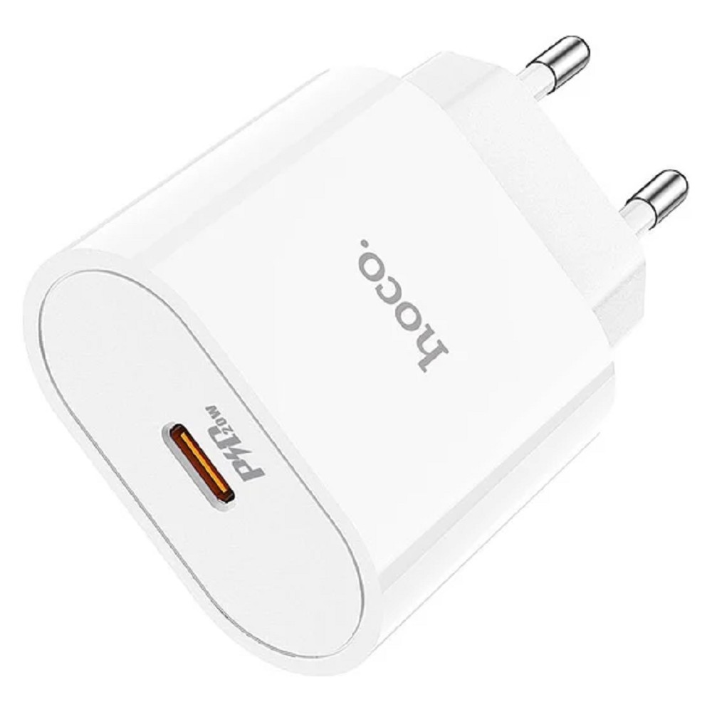 HOCO Зарядное устройство Hoco 20Вт, 3А, QC3.0/PD, 1xType-C, C94A, белый, коробка