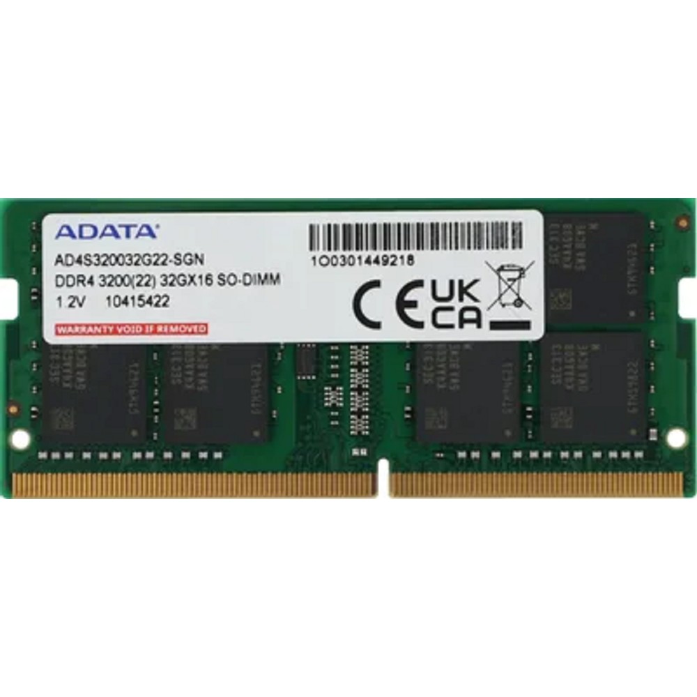 A-data DDR4 SODIMM 32GB 3200 Premier AD4S320032G22-SGN, CL22, 1.2V
