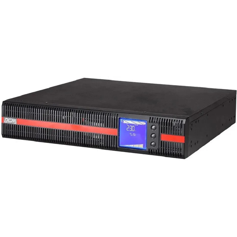 PowerCom Macan MRT-2000SE ИБП {Online, 2000VA / 2000W, Rack/Tower, IEC, LCD, Serial+USB, SNMPslot, подкл. доп. батарей} (1075913)