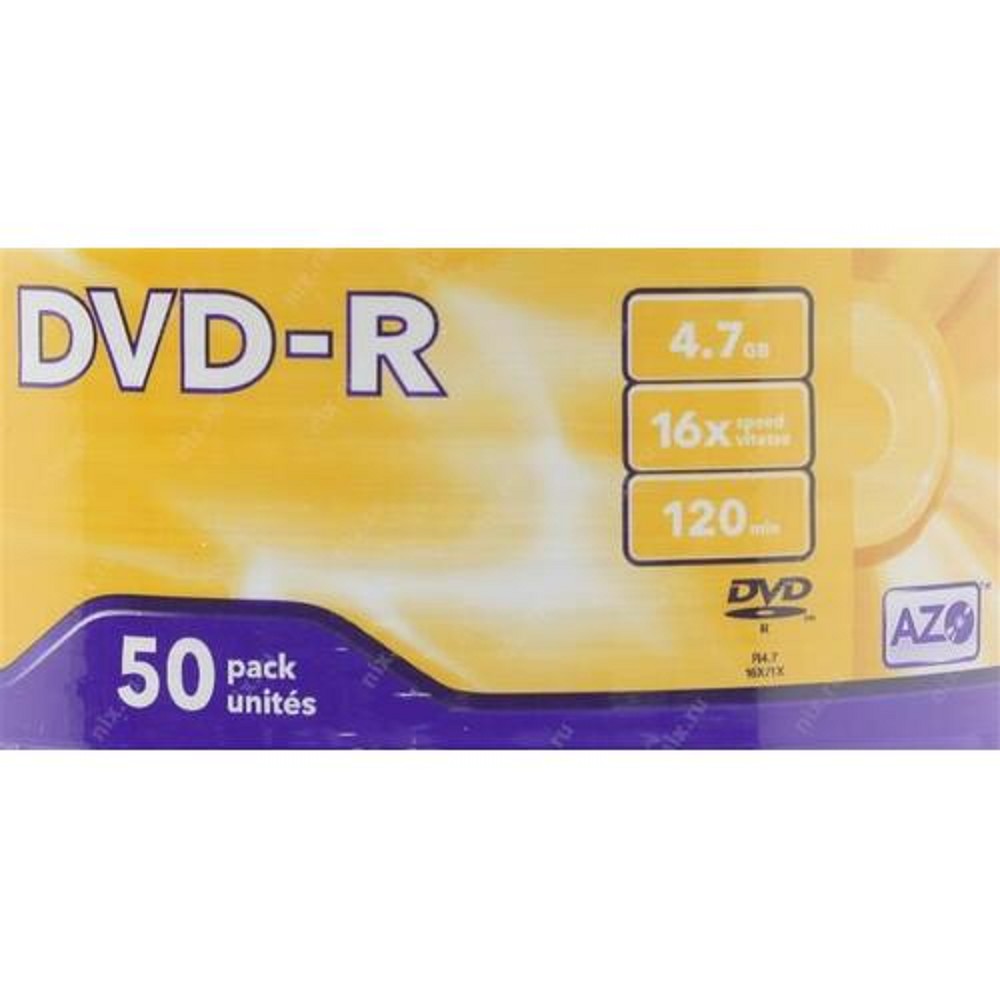 Verbatim Диски DVD-R 4.7Gb 16-х, 50шт. Shrink (43731)