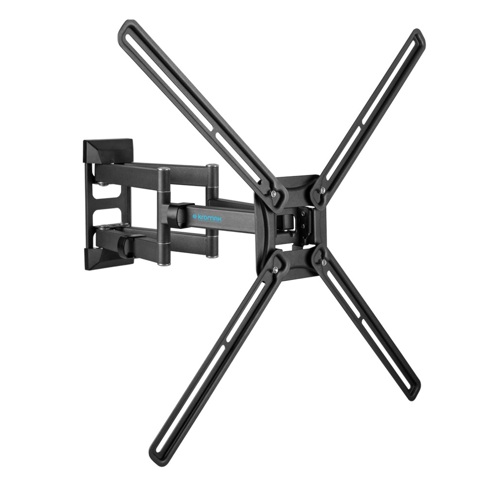 Kromax CORBEL-12 grey titan {32"-75";  Максимальная нагрузка: 45 кг;  VESA: 200x200, 200х300, 200х400, 300х200, 300х300, 300х400, 400х200, 400х300, 400х400, 600х400 мм;  Наклон: +5°-12°Поворот: ±90°}