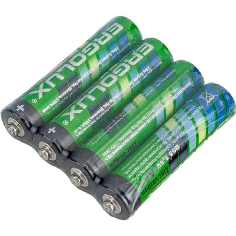 Ergolux R 03 SR4 (R03SR4, батарейка,1.5В) (4 шт. в уп-ке)