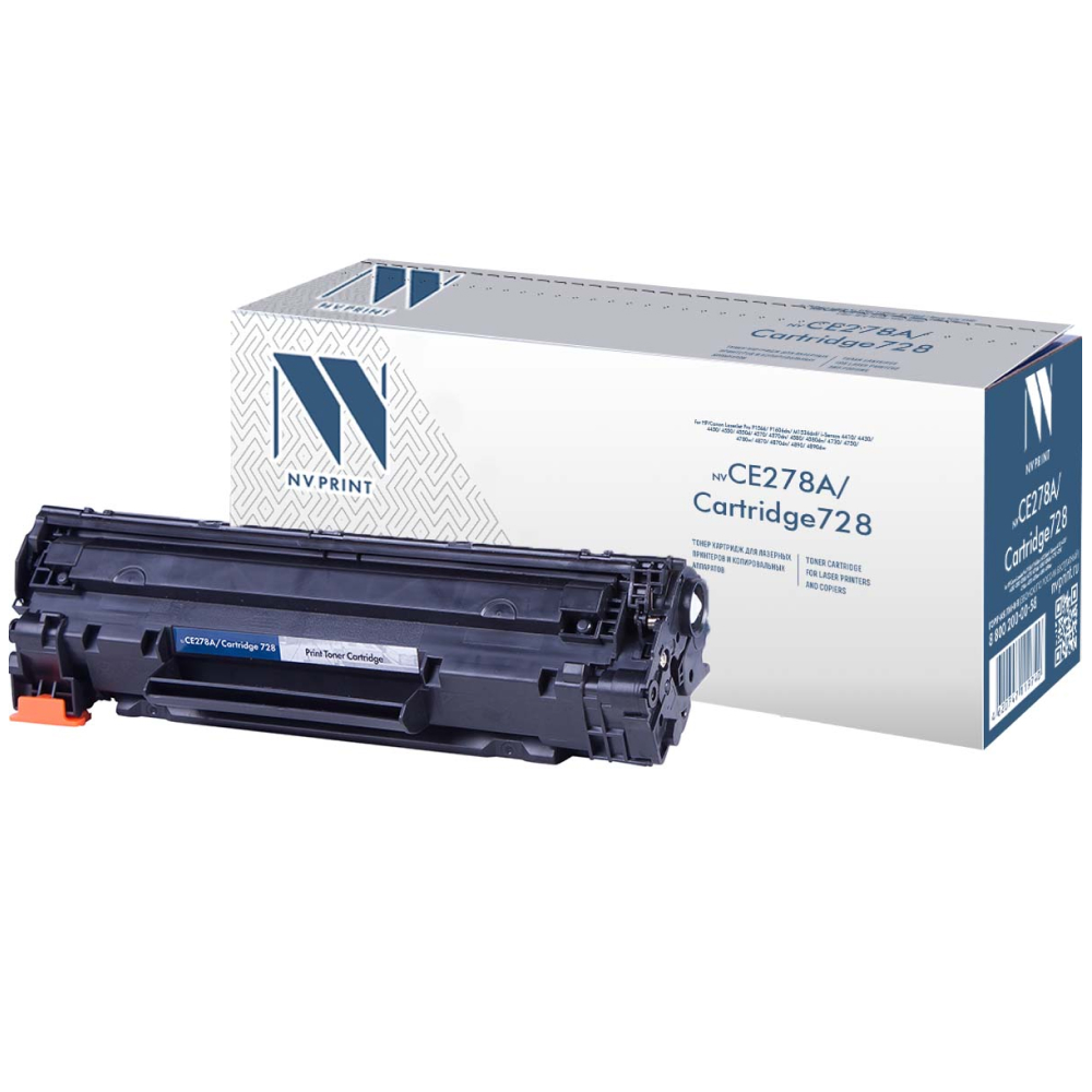 Повреждение упаковки NVPrint CE278A/728 Картридж для hp p1566/p1606/canon i-sensys mf4410/4430