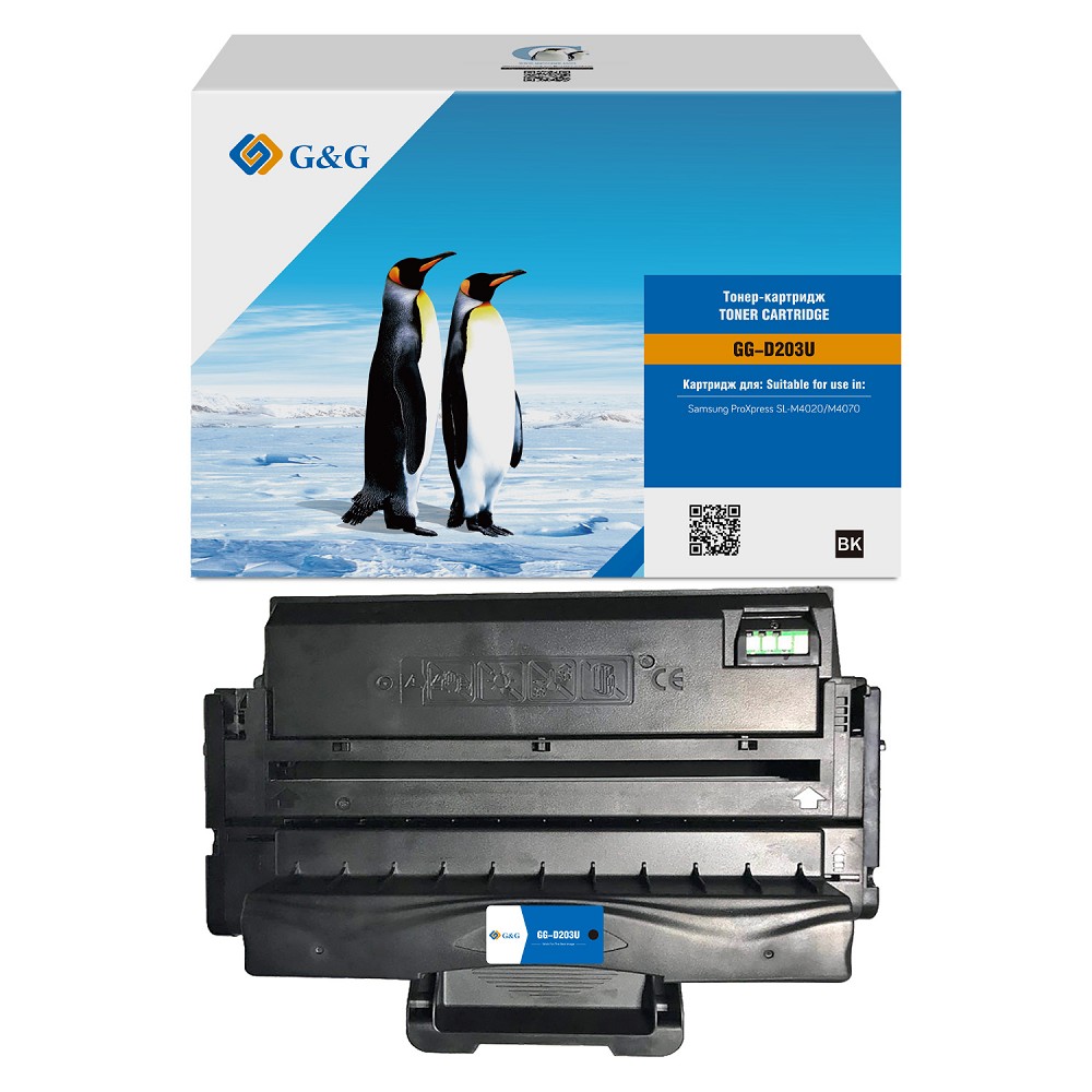 Картридж лазерный G&amp;G GG-D203U черный (15000стр.) для Samsung ProXpress M4020/M4070