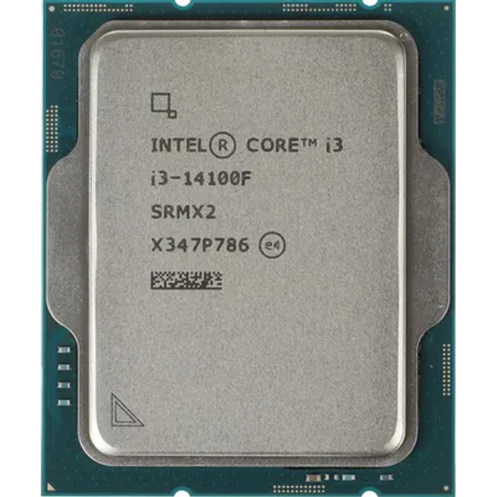 CPU Intel Core I3-14100F Cores 4 12Мб Socket LGA1700 CM8071505092207