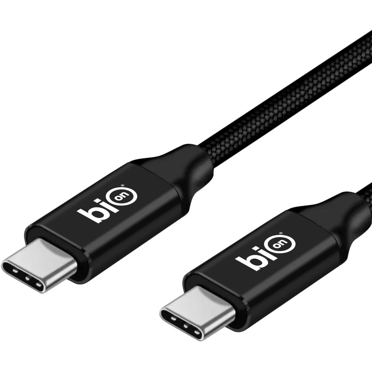 Bion Кабель USB Type-C - Type-C (CM/CM), 100W, USB 3.1 Gen2, 4K@60Hz, 10 Гбит/с, 3 м, тканевая оплётка, черный [BXP-CCP-USBC3.1-CMCM-030M-B]
