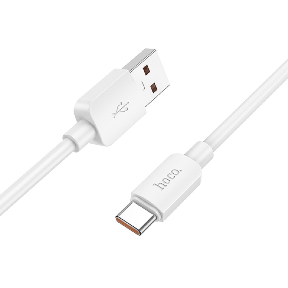 HOCO Кабель USB2.0 Hoco AM/Type-C, 6A, X96, 1м, белый, коробка