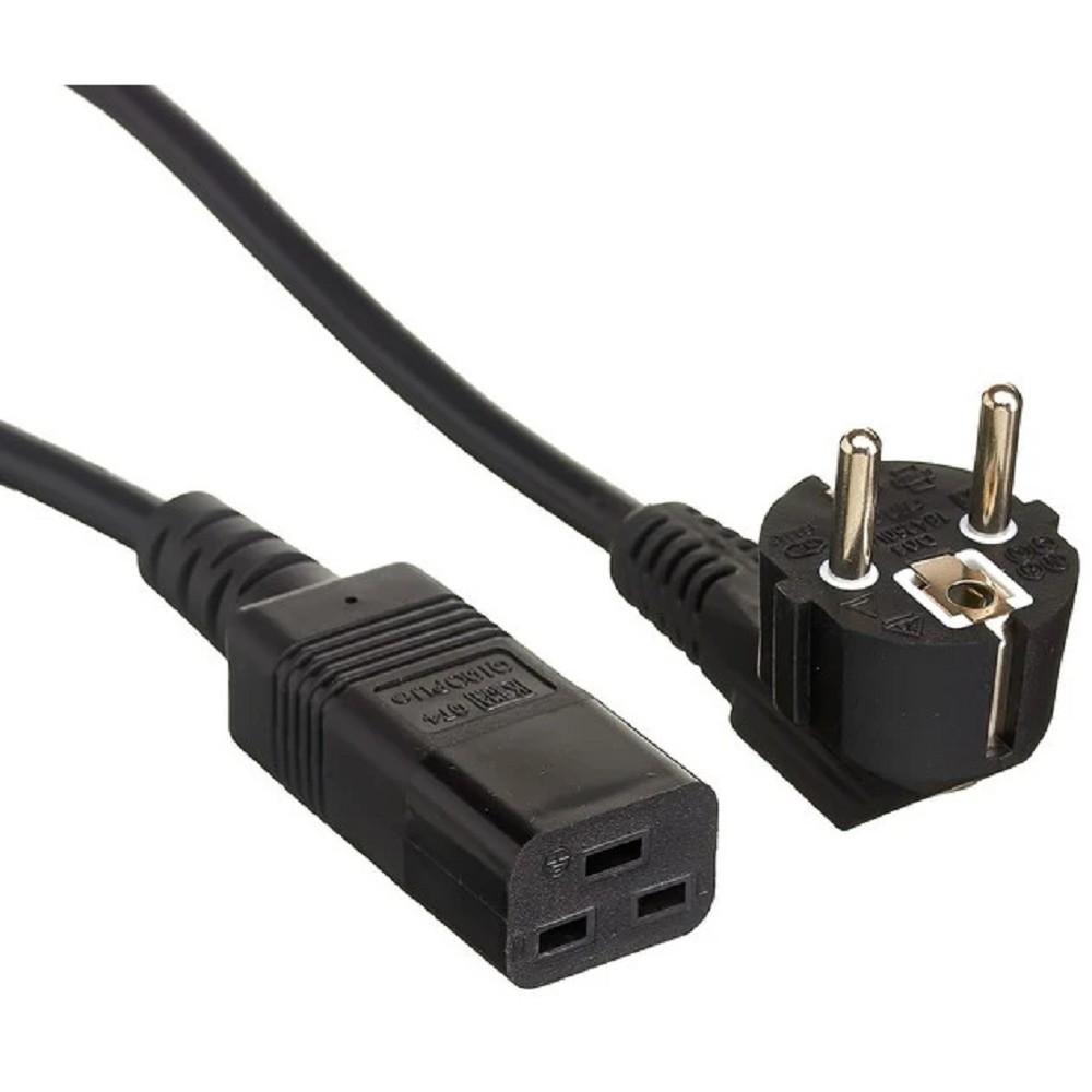 Exegate EX297804RUS Кабель питания Special PC19-3S (Евровилка Schuko->C19, 3*1.5mm2, CCA, черный, 3м)