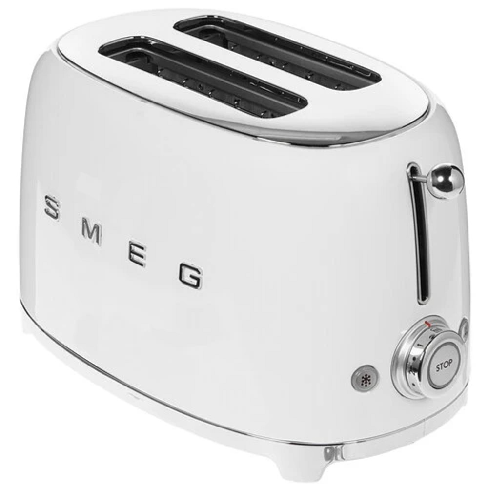 SMEG TSF01WHEU Тостер на 2 ломтика, белый
