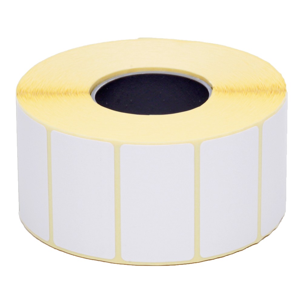 Термоэтикетки Cactus Eco CS-TE43251000 сегм.:43x25 mm самоклей. д.вн.рул.80мм д.вт.40мм 1000шт/рул белый 