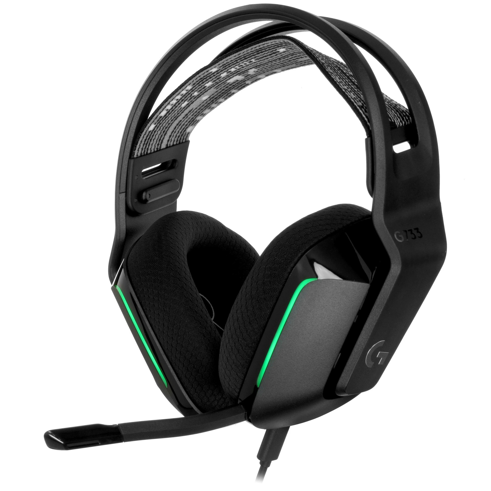 Гарнитура игровая беспроводная Logitech G733 lightspeed RGB Black (981-000864)