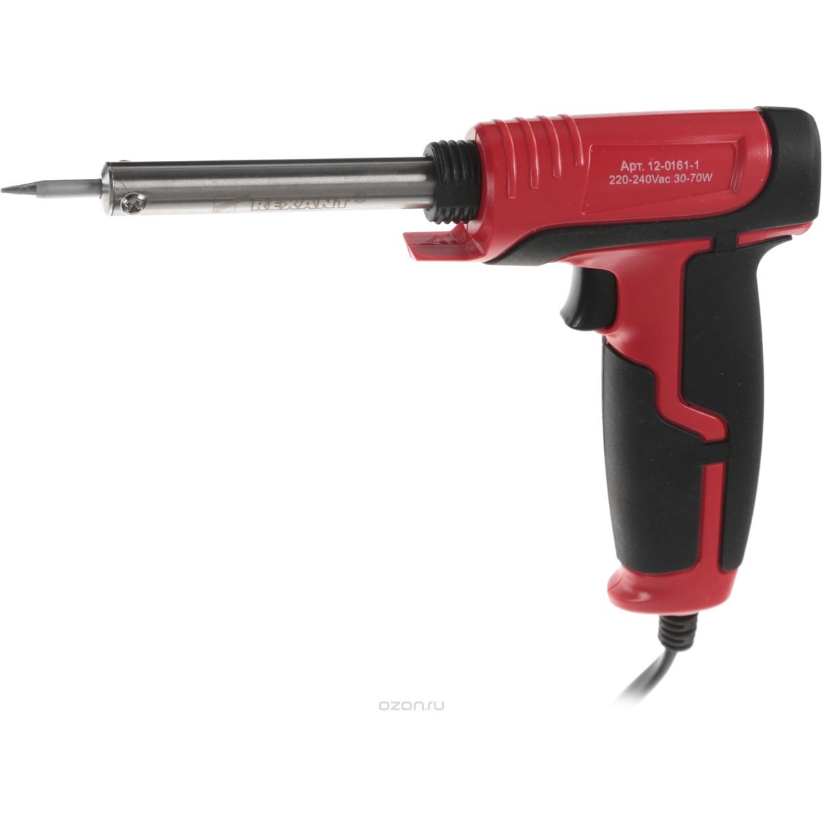 Rexant 12-0161-1 Паяльник импульсный с керам. нагревателем  (Профи)  220V/30-70 Вт  