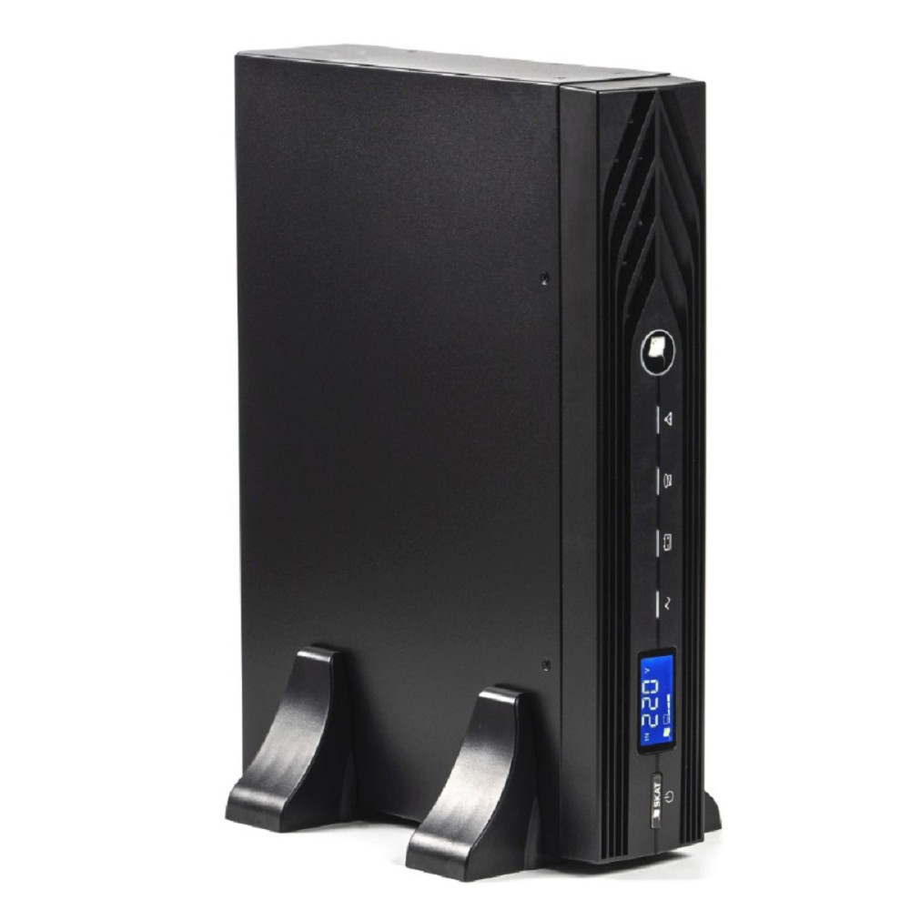 ИБП Бастион SKAT-UPS 1500-RACK-ON-E БЕЗ АКБ {Online, 1500ВА/1350Вт, стойка/на пол, 8x C13,  SNMP/USB/RS-232/EPO, БЕЗ АКБ (3 шт 40-120 Ач, или 4 шт SKAT BC 36/18), МПТ} (9905)