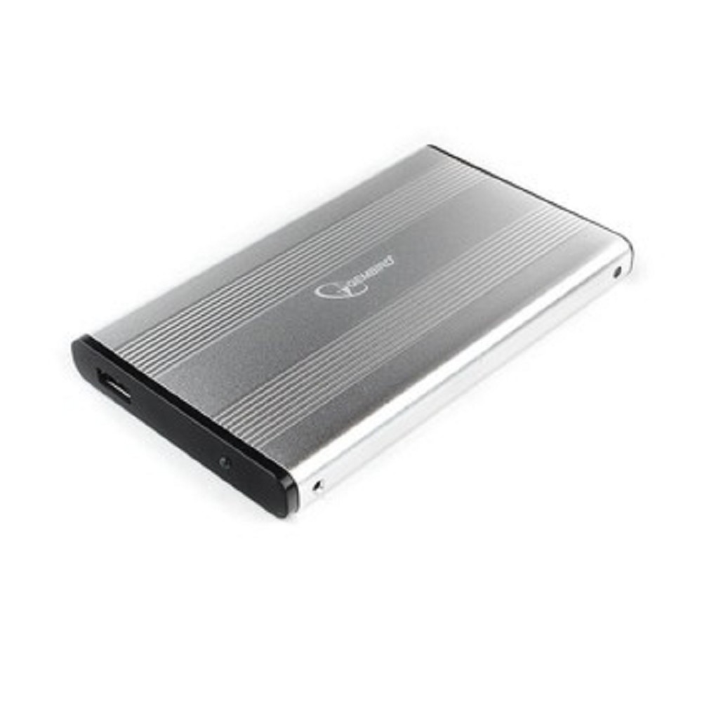 Поврежденная упаковка Gembird EE2-U3S-5-S Внешний корпус 2.5" серебро, USB 3.0, SATA, до 2 Тб, металл