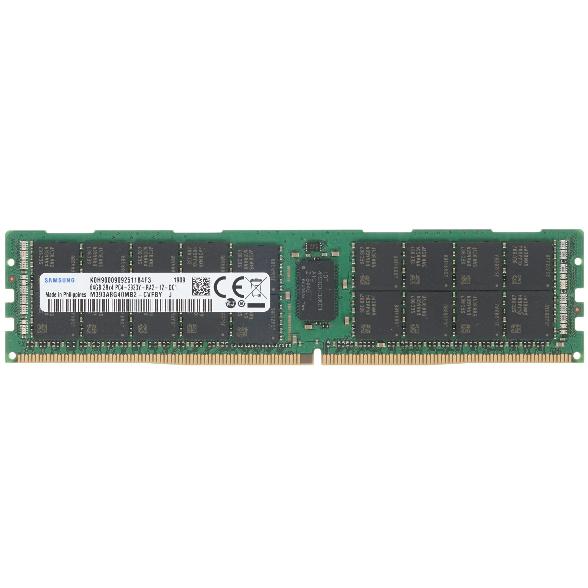 Samsung DDR4 64GB DIMM M393A8G40MB2-CVF PC4-23400 2933MHz ECC Reg