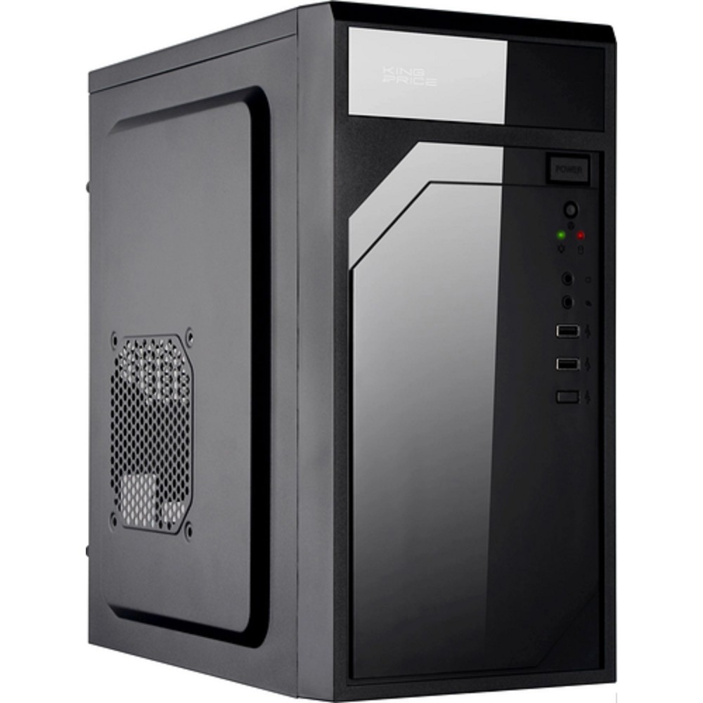 Корпус KingPrice KPCC-MN208 черный без БП mATX 1x80mm 2x120mm 2xUSB2.0 audio