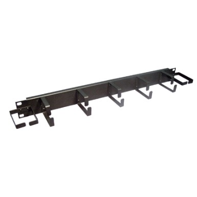 Lanmaster TWT-ORG1U-5V2H Органайзер 19" 1U 5 колец + 2 боковых