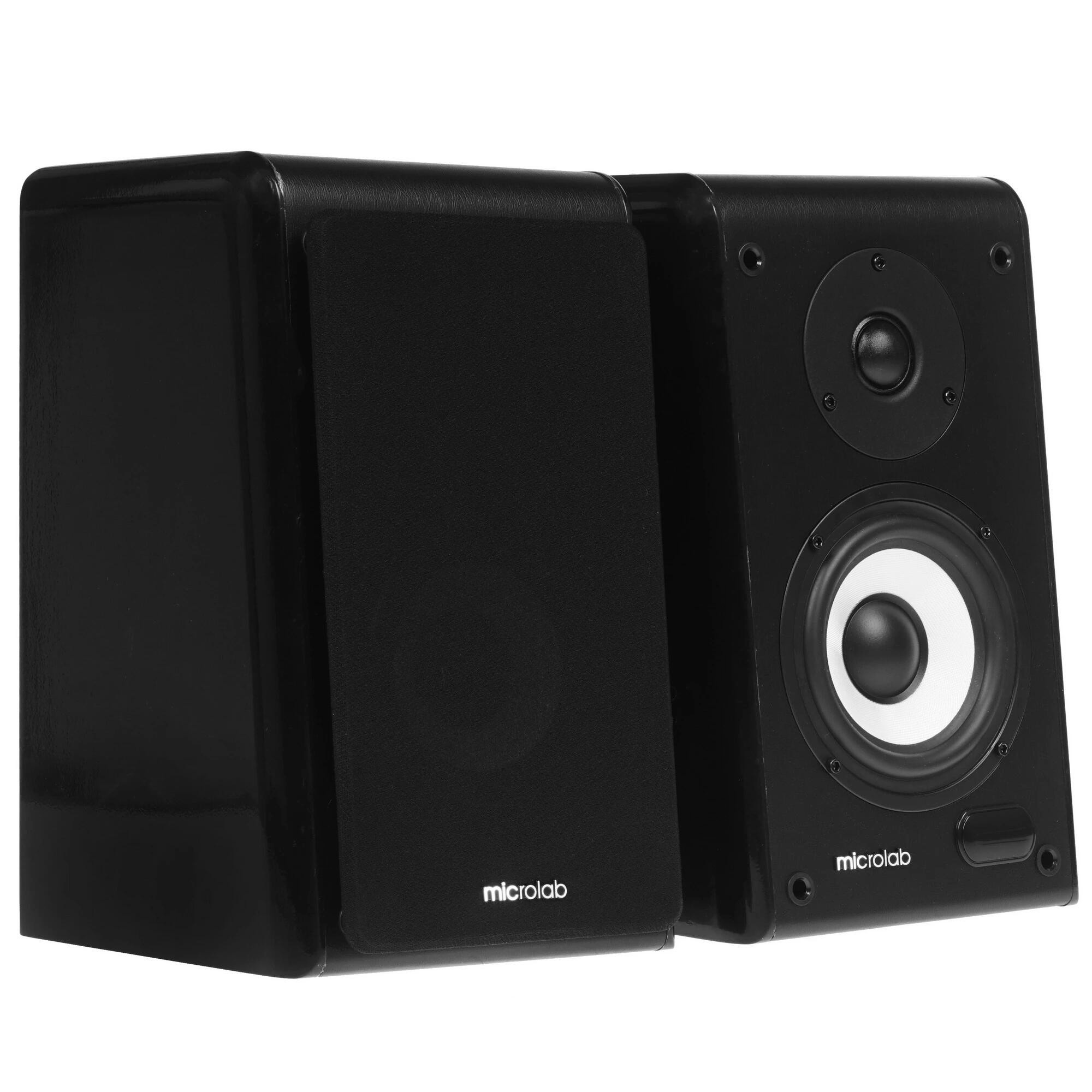 MICROLAB SOLO11, цвет черный {2 колонки + пульт дистанционного управления (100W RMS), Bluetooth, USB выход}