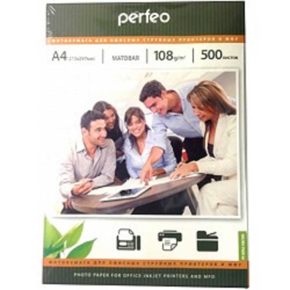 Повреждение упаковки Perfeo PF-MTA4-108/500  Бумага Perfeo матовая , А4 108 г/м2, 500 л