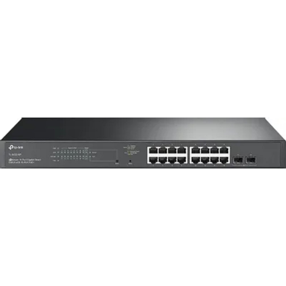 TP-Link SG2218P Коммутатор JetStream Smart с 16 гигабитными портами PoE+ и 2 гигабитными портами SFP